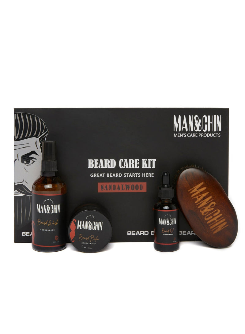 Man&Chin beard kit - Sandalwood